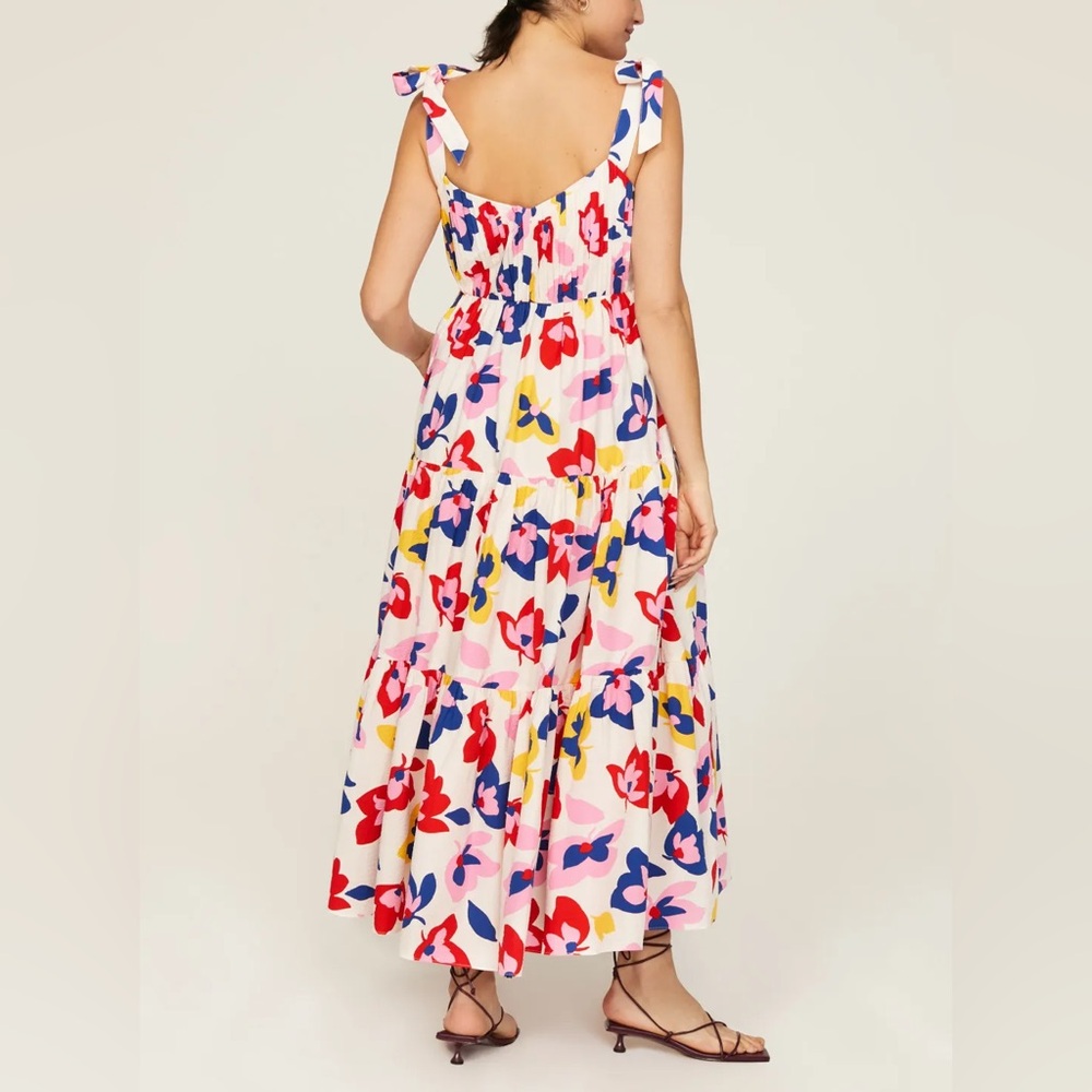 Kate Spade • Summer Flowers Tiered Maxi Dress - Picture 3 of 16